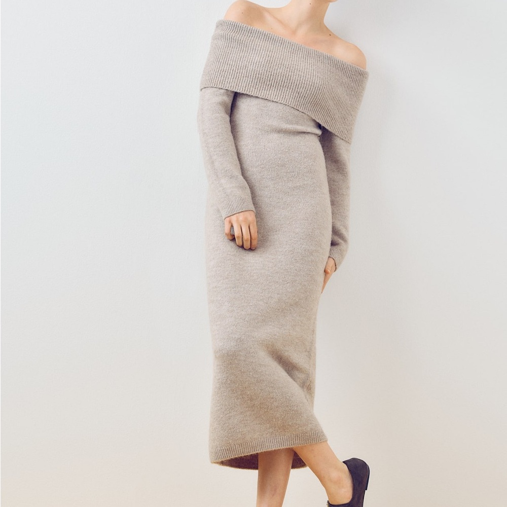 H&M Gray Knit Sweater